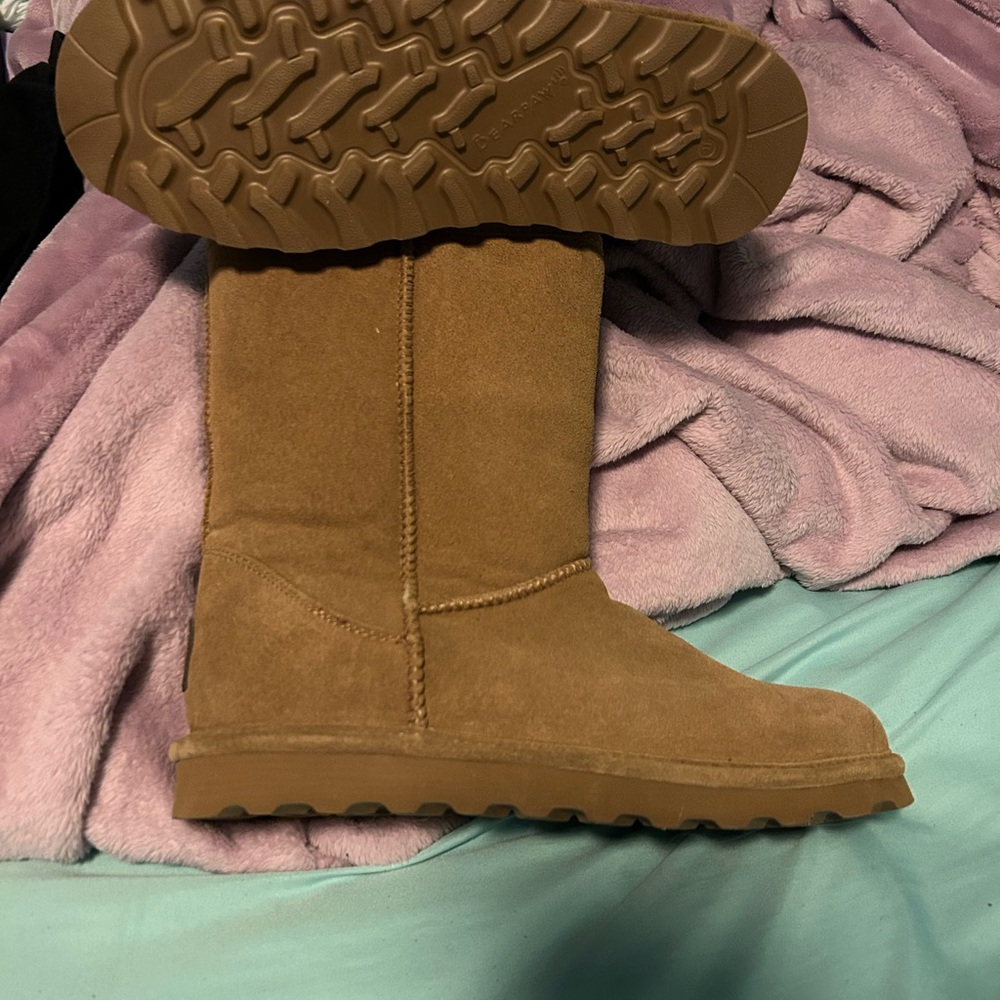 Brand New Bearpaw- Tan Suede Boots